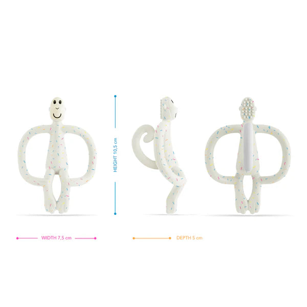 Confetti Cream Original Monkey teething toy