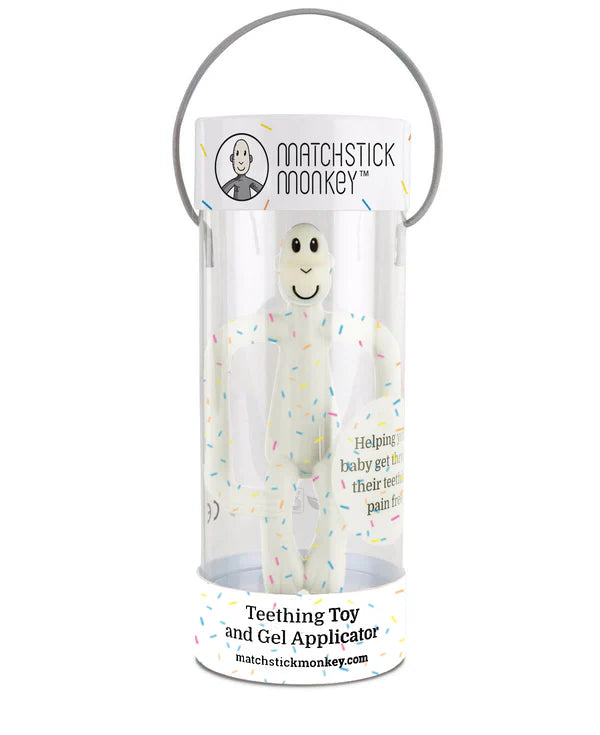 Confetti Cream Original Monkey teething toy