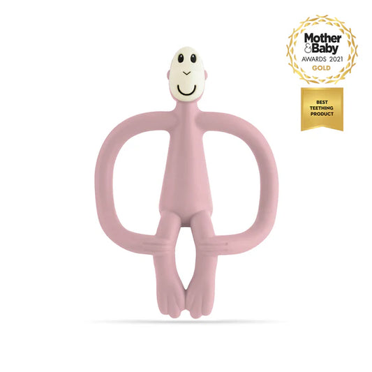Dusty Pink Original Monkey teething toy