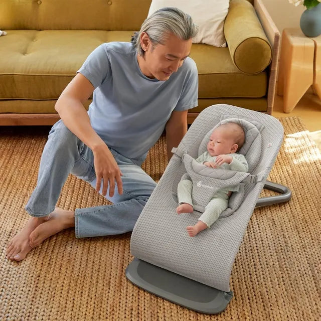 Ergobaby Evolve Bouncer Mesh Light Grey