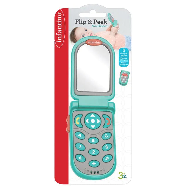 Flip and Peek Fun Phone - (Teal)