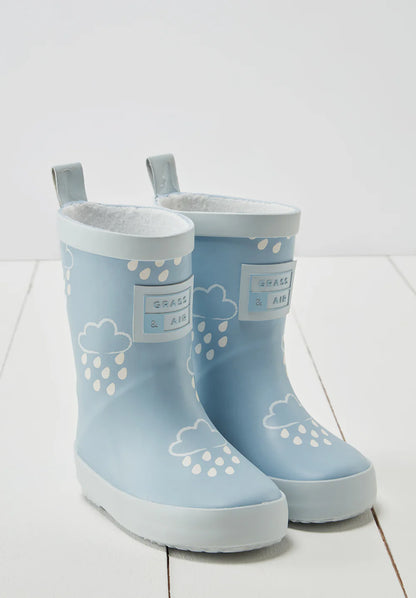 Colour Changing Rainboots -Light Blue