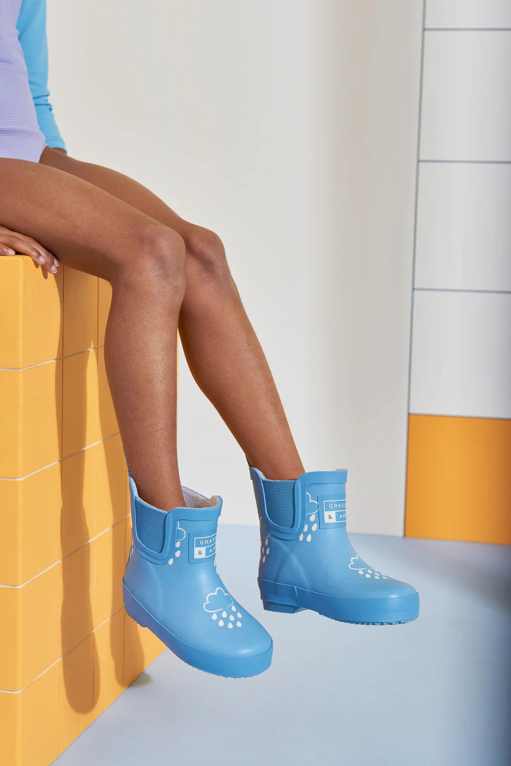 Colour Changing Rainboots - Cornflower Blue