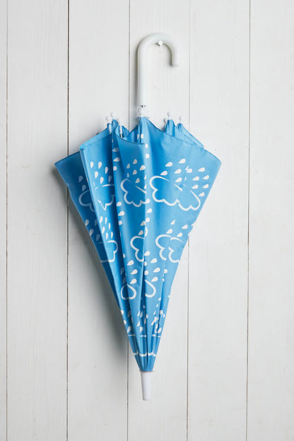 Kids Colour Changing Umbrella - Blue