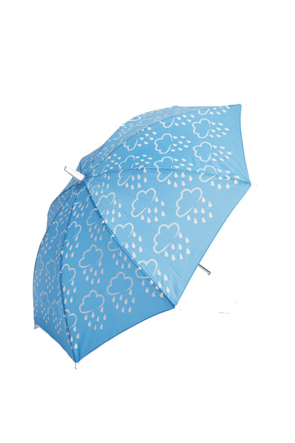 Kids Colour Changing Umbrella - Blue