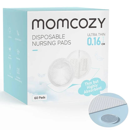 Momcozy Ultra-Thin Disposable Nursing Pads, Super Absorbent and Breathable - 60 Count