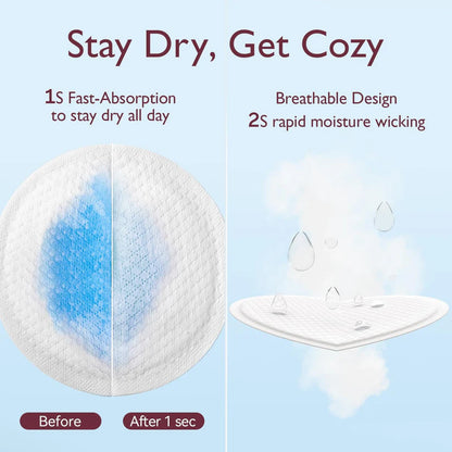Momcozy Ultra-Thin Disposable Nursing Pads, Super Absorbent and Breathable - 200 Count