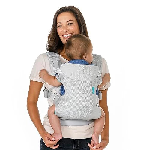Flip 4-in-1 Light & Airy ConvertibleCarrier - Light grey & teal