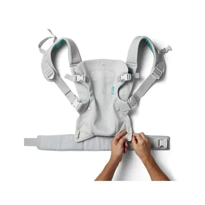 Flip 4-in-1 Light & Airy ConvertibleCarrier - Light grey & teal