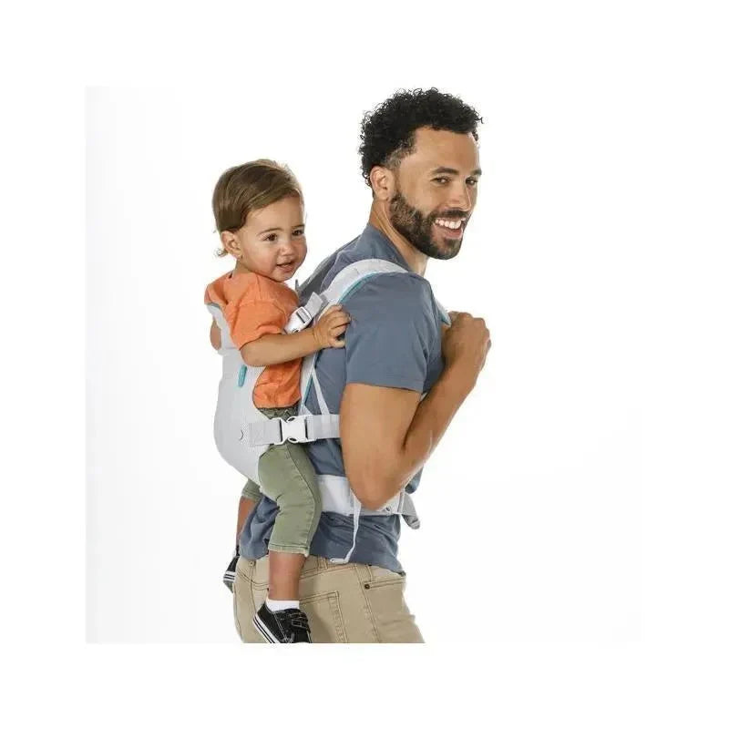 Flip 4-in-1 Light & Airy ConvertibleCarrier - Light grey & teal