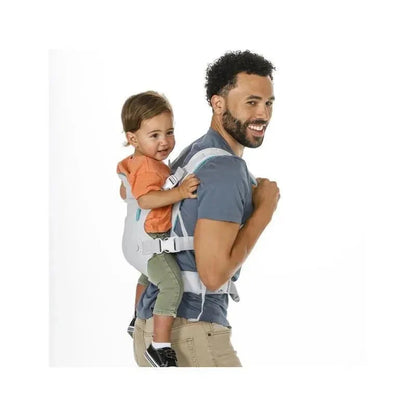 Flip 4-in-1 Light & Airy ConvertibleCarrier - Light grey & teal