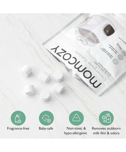 Momcozy Washing Block for Momcozy KleanPal Pro Baby Bottle Washer, 120 Tablets