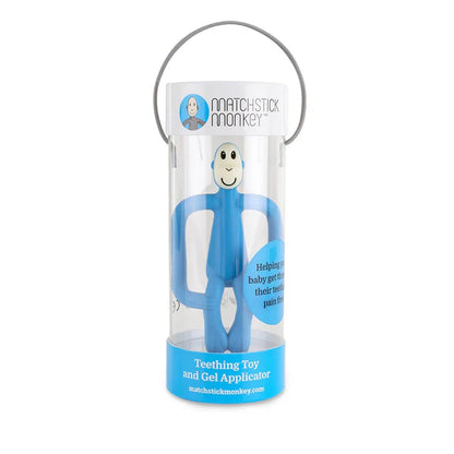 Light Blue Original Monkey teething toy