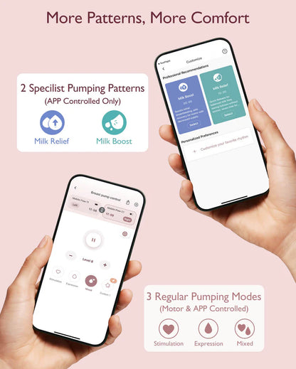 Momcozy - M9 Mobile Flow™ SMART Hands-Free Breast Pump | Double