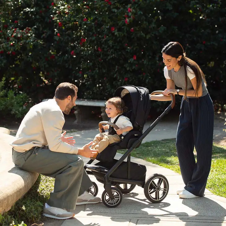 Nuna - MIXX™ next Stroller | Compact Fold & Flat Lay Seat | 0-7Y | Black