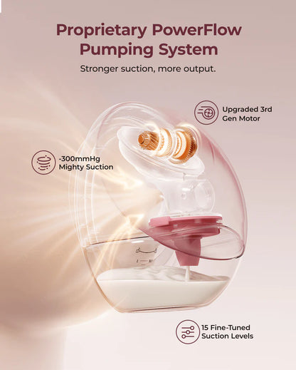 Momcozy - M9 Mobile Flow™ SMART Hands-Free Breast Pump | Double