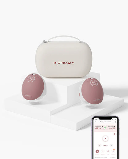 Momcozy - M9 Mobile Flow™ SMART Hands-Free Breast Pump | Double