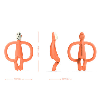 Orange Monkey Teether