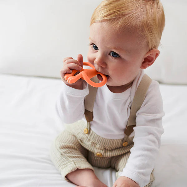 Orange Monkey Teether