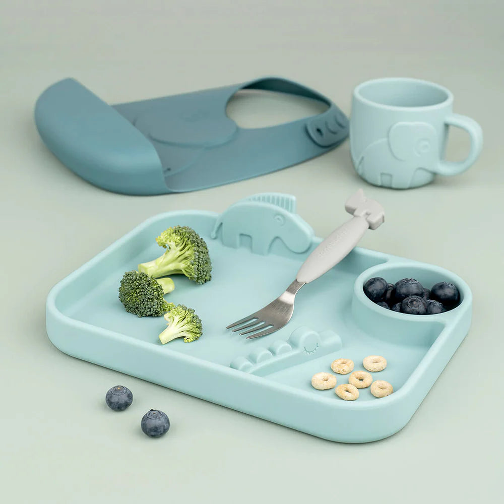 Peekaboo compartment plate - Deer friends