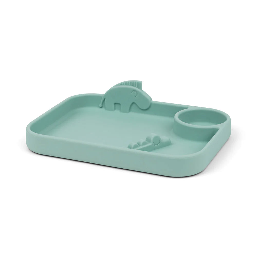 Peekaboo compartment plate - Deer friends