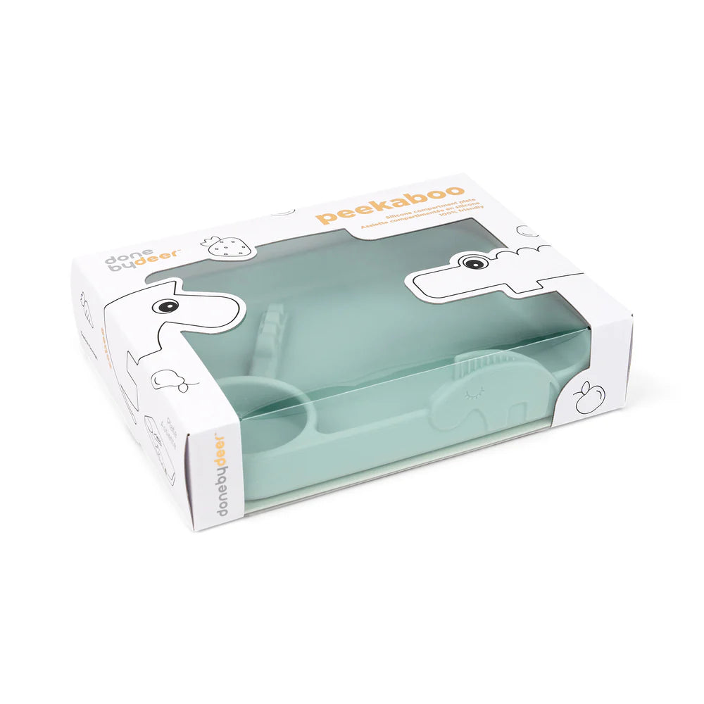 Peekaboo compartment plate - Deer friends