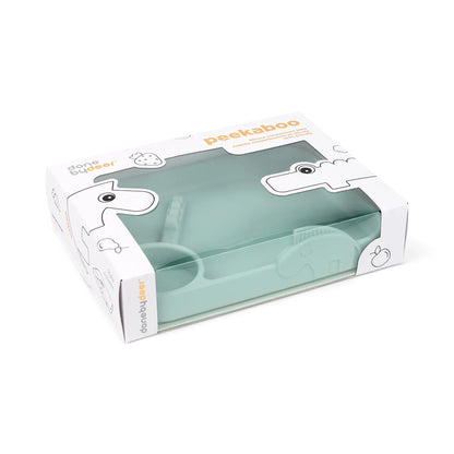 Peekaboo compartment plate - Deer friends