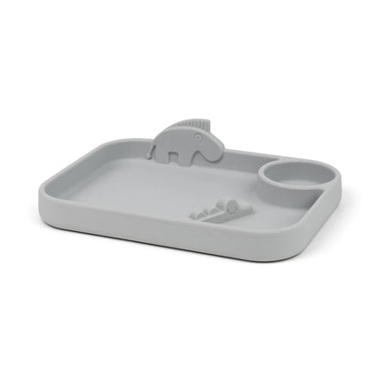 Peekaboo compartment plate - Deer friends