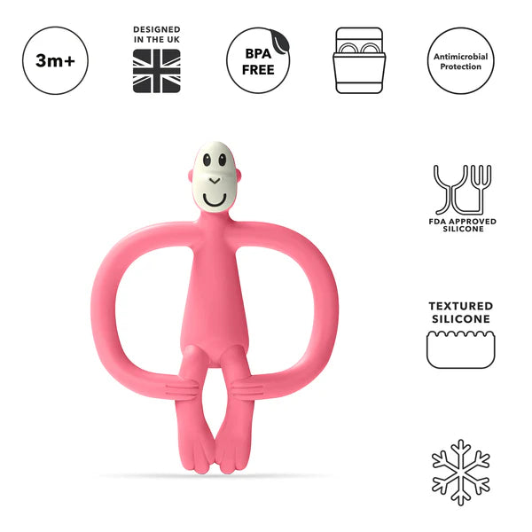 Pink Monkey Teether