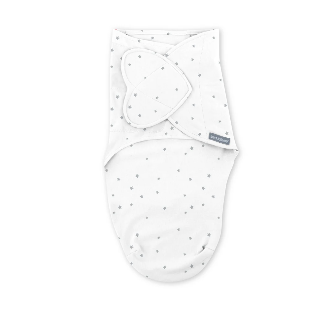 SwaddleME - Monogram Collection, Size 0-3 Months, 1pk - Star Dot