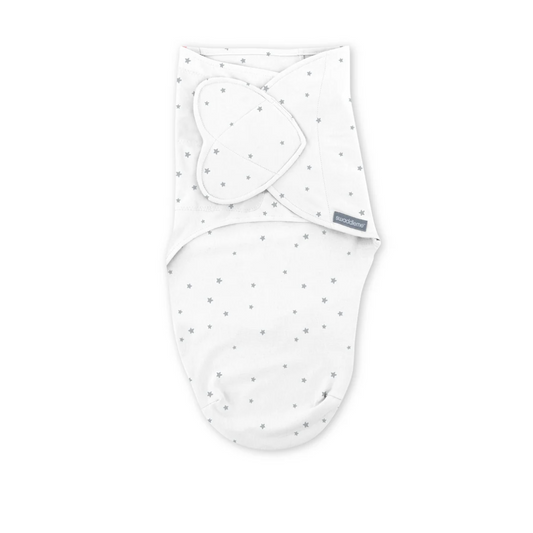 SwaddleME - Monogram Collection, Size 0-3 Months, 1pk - Star Dot
