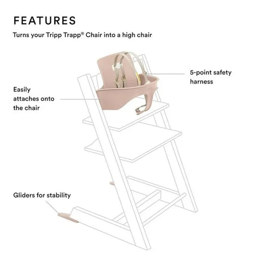 Stokke Tripp Trapp Baby Set Serene Pink