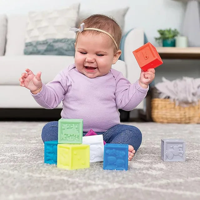 Squeeze & Stack Block Set - 8 pcs