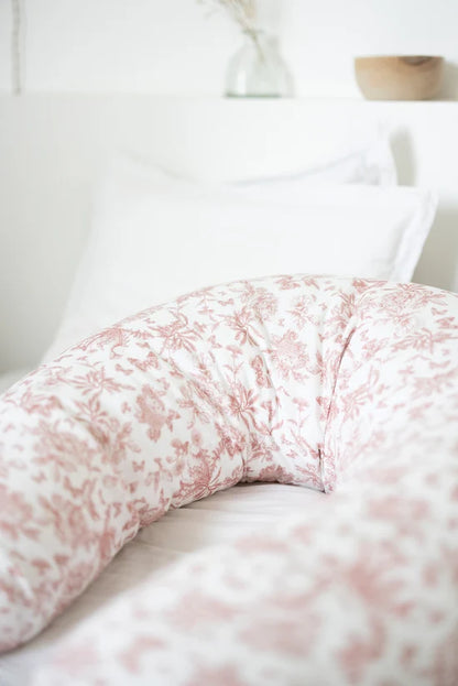 Maternity pillow Toile de Jouy-inspired print