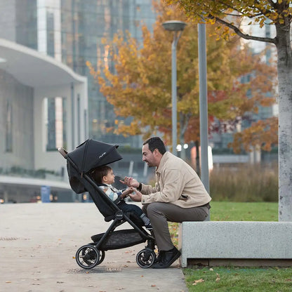 Nuna trvl™ lx - Compact travel stroller with leveled-up wheels