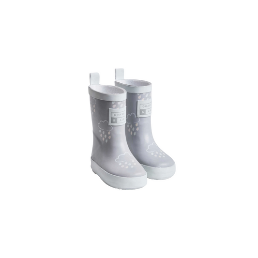 Colour Changing Rainboots -Light Grey