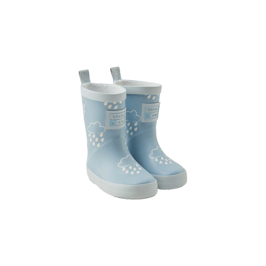 Colour Changing Rainboots -Light Blue