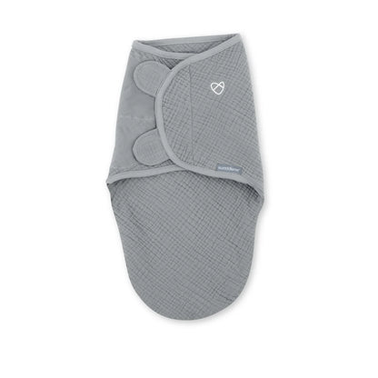 SwaddleME - Muslin Original Swaddle Size 0-3 months, 1pk - Granite