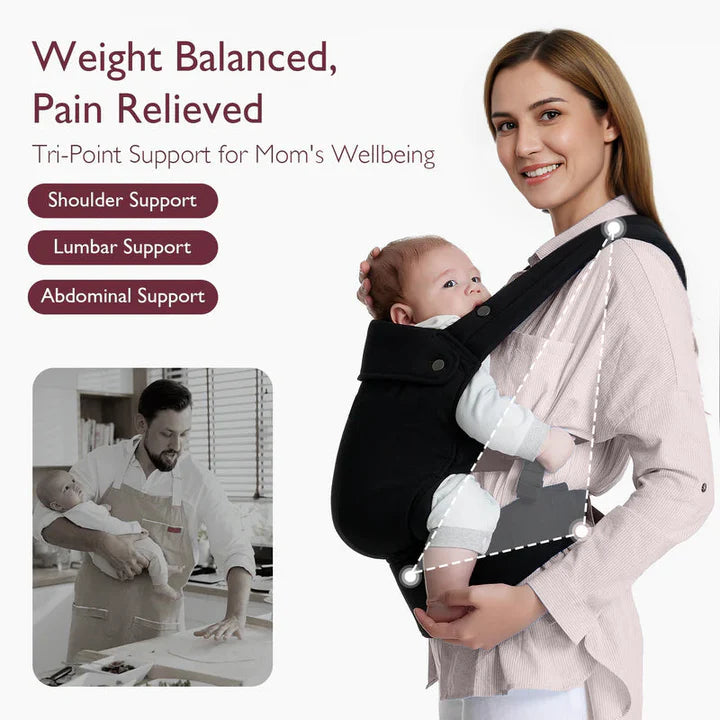 Momcozy - Baby Carrier Newborn to Toddler | Black