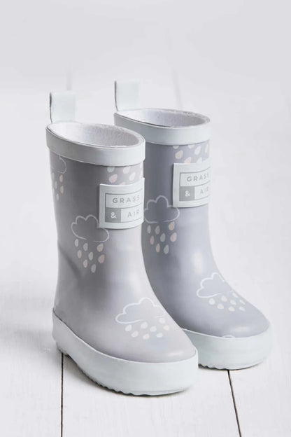 Colour Changing Rainboots -Light Grey