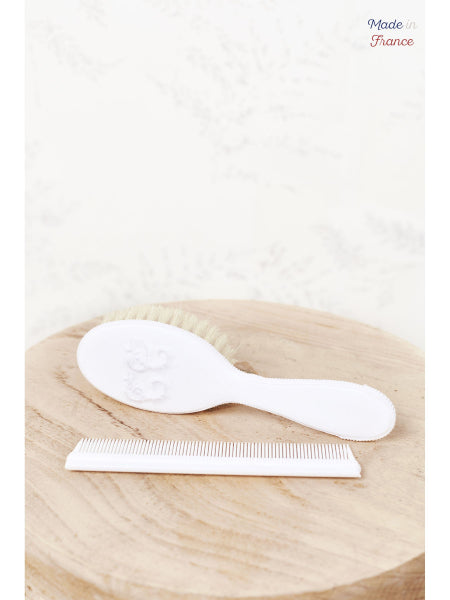 Hair Brush & Comb - Monogramme