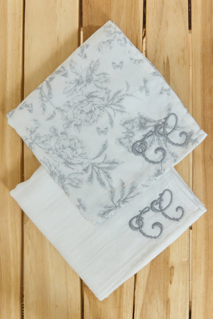 Set of 2 Swaddles - Grey