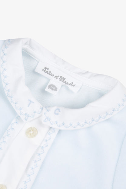 Pajamas
Blue Velvet Pointed collar