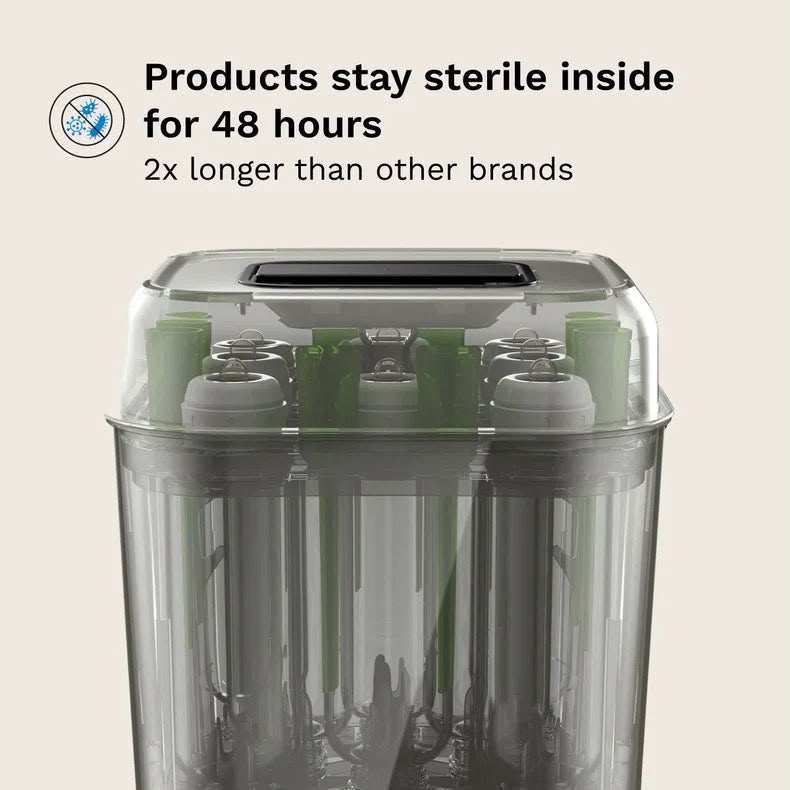 Baby Brezza - SuperQuick™ 10 Minute Baby Bottle Sterilizer And Dryer | Matte Black