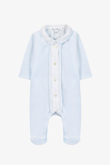 Pajamas
Blue Velvet Pointed collar