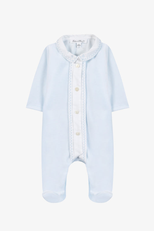 Pajamas
Blue Velvet Pointed collar