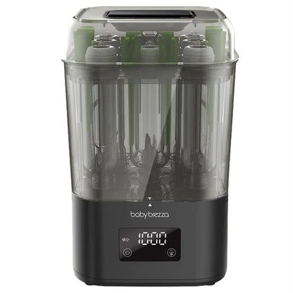 Baby Brezza - SuperQuick™ 10 Minute Baby Bottle Sterilizer And Dryer | Matte Black