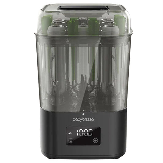 Baby Brezza - SuperQuick™ 10 Minute Baby Bottle Sterilizer And Dryer | Matte Black