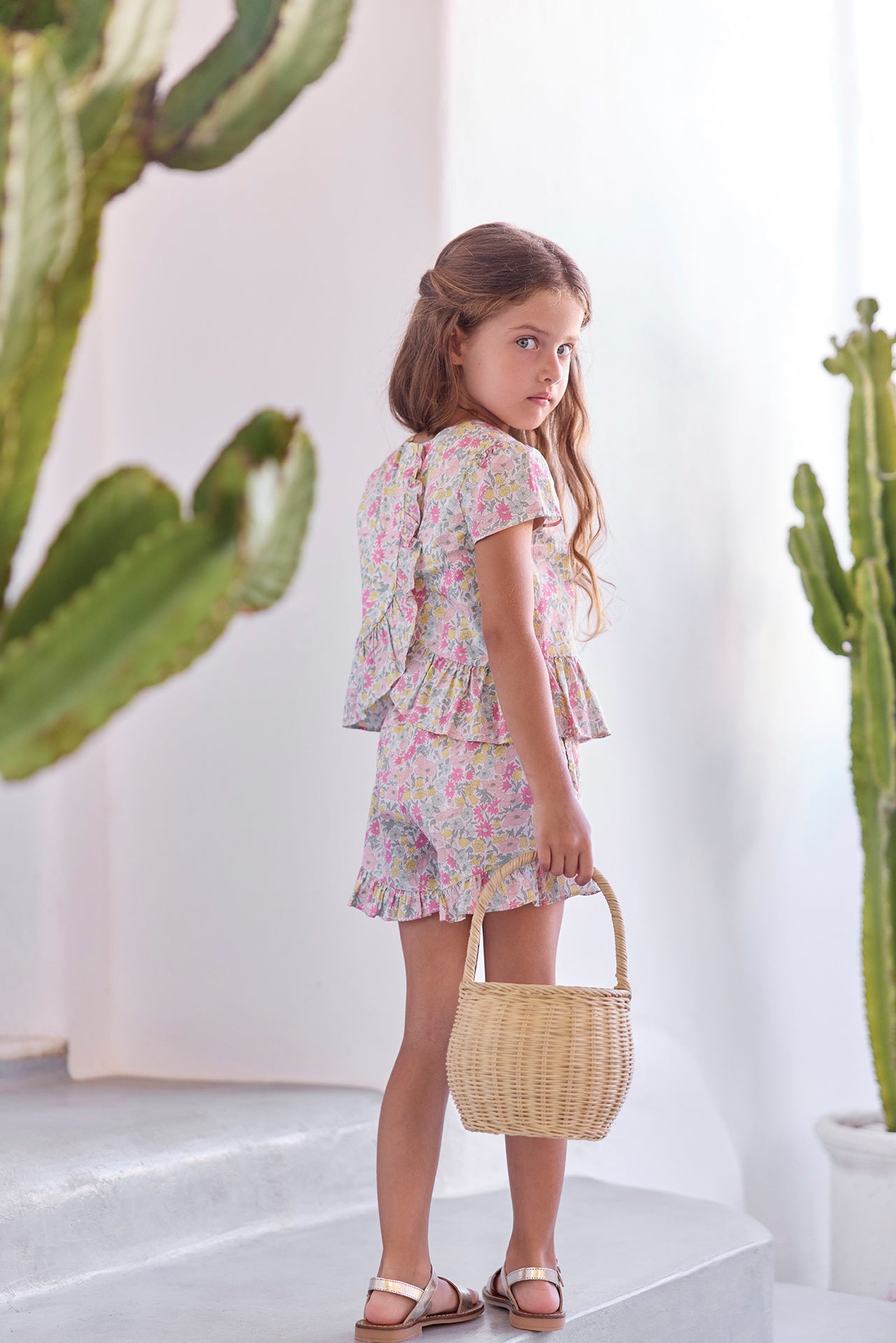 Outfit short
Citrus Print fabric Liberty