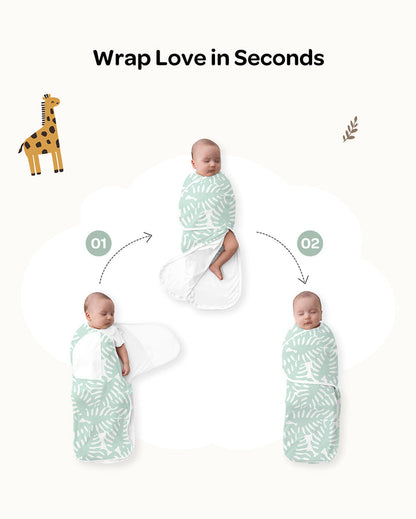 Momcozy Easy Swaddle Wrap For 0-3M